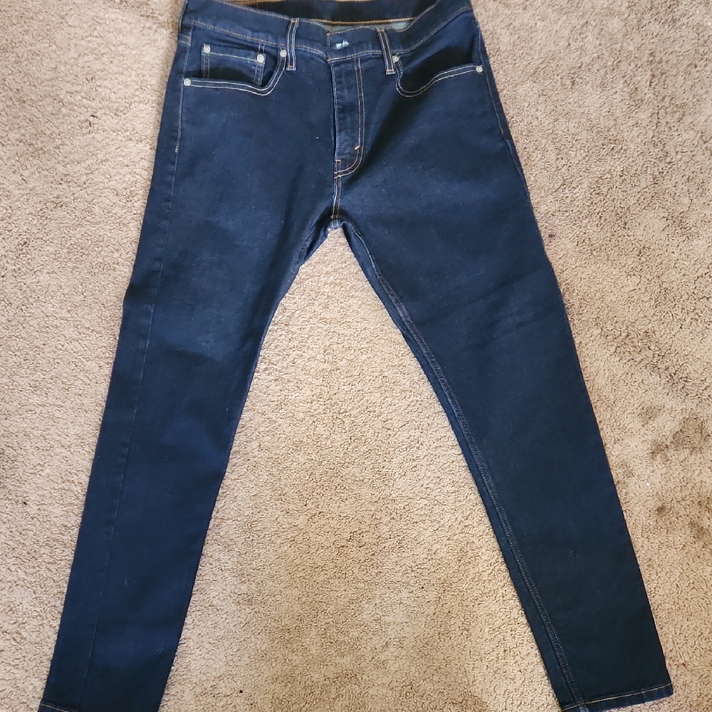 Slim Fit Dark Blue Men's Jeans